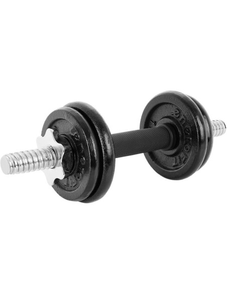 Hantla żeliwna 15 kg ( 2x7.5 kg ) walizka enero fit