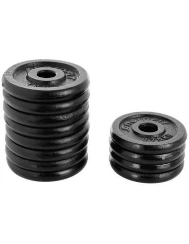 Hantla żeliwna 15 kg ( 2x7.5 kg ) walizka enero fit