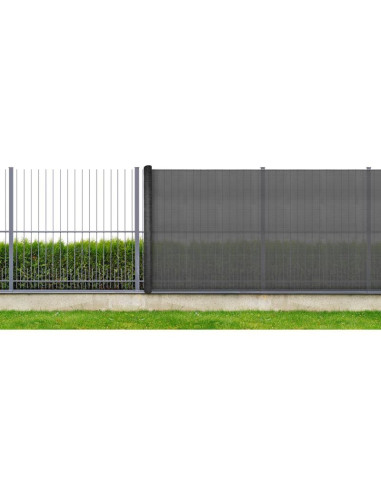 Siatka cieniująca 110g/m2 1.5x50m ciemno szara