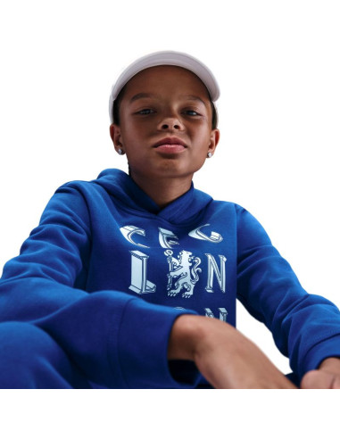 Bluza z kapturem nike junior chelsea londyn hm3649-495