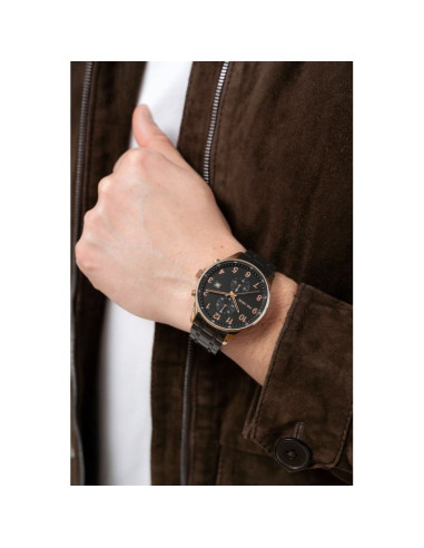 Zegarek męski paul lorens pl20002b-1a4 + box