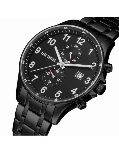 Zegarek męski paul lorens pl20002b-1a5 + box