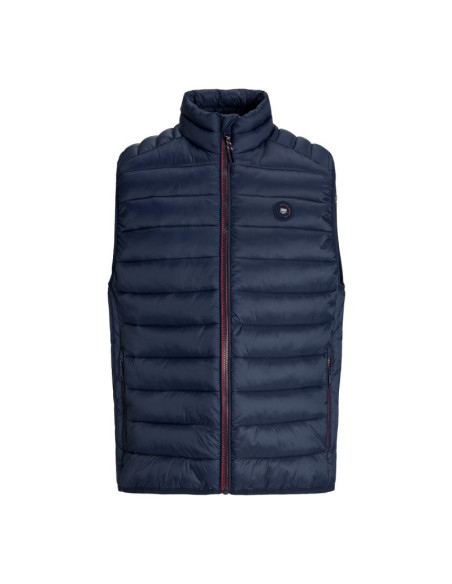 Jack&jones męska kamizelka bezrękawnik jjebradley light bodywarmer collar noo 12280973 sky captain