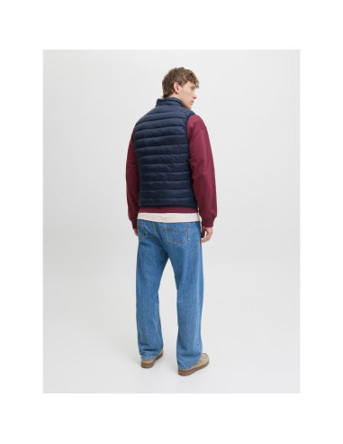 Jack&jones męska kamizelka bezrękawnik jjebradley light bodywarmer collar noo 12280973 sky captain