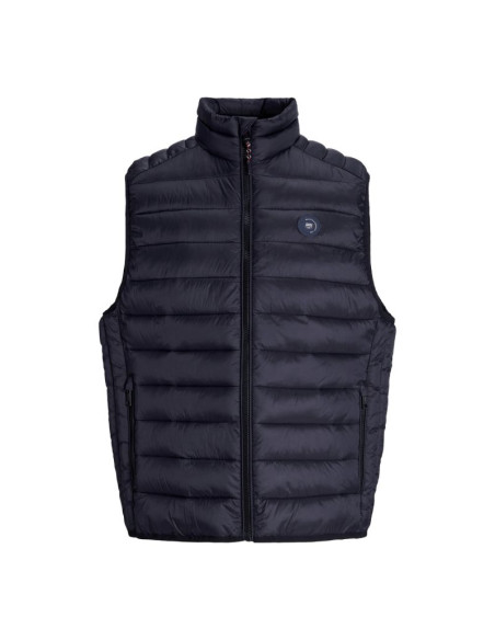 Jack&jones męska kamizelka bezrękawnik jjebradley light bodywarmer collar noo 12280973 black