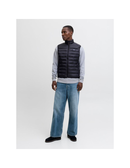 Jack&jones męska kamizelka bezrękawnik jjebradley light bodywarmer collar noo 12280973 black