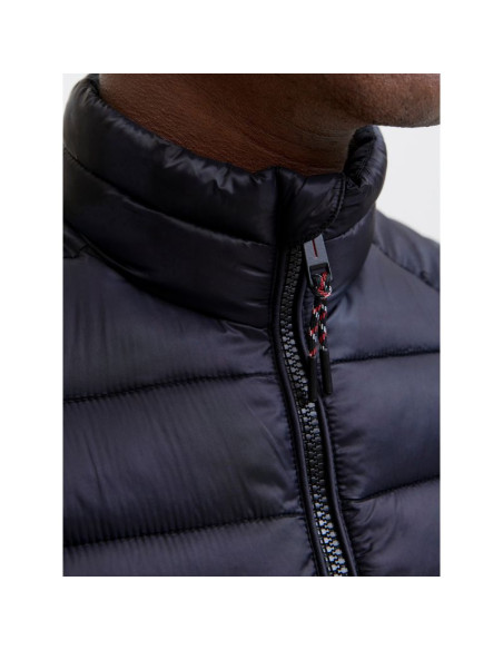 Jack&jones męska kamizelka bezrękawnik jjebradley light bodywarmer collar noo 12280973 black