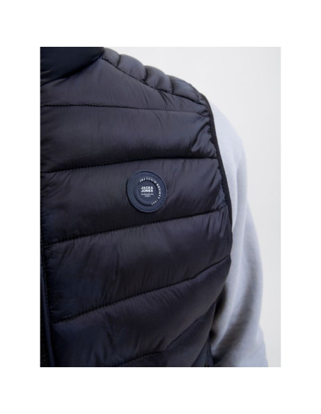 Jack&jones męska kamizelka bezrękawnik jjebradley light bodywarmer collar noo 12280973 black