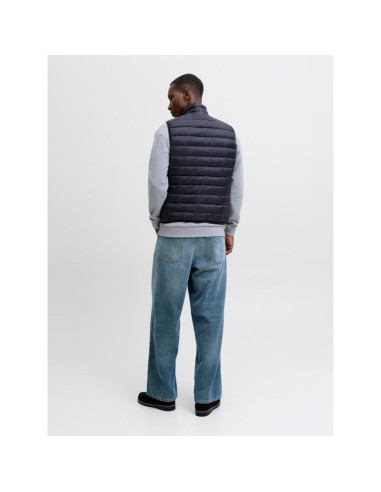 Jack&jones męska kamizelka bezrękawnik jjebradley light bodywarmer collar noo 12280973 black