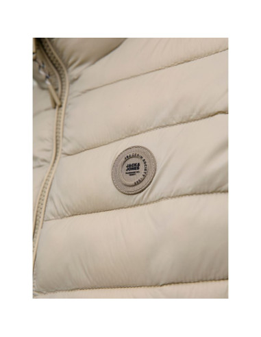 Jack&jones męska kamizelka bezrękawnik jjebradley light bodywarmer collar noo 12280973 crockery
