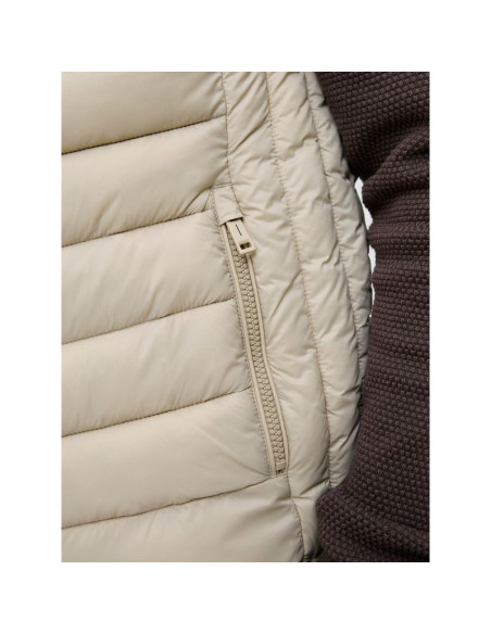 Jack&jones męska kamizelka bezrękawnik jjebradley light bodywarmer collar noo 12280973 crockery