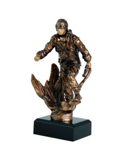 Figurka odlewana -strażak  rty3786/br 2
