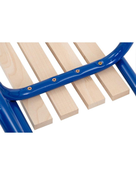 Sanki metalowe mocne kubuś niebieskie