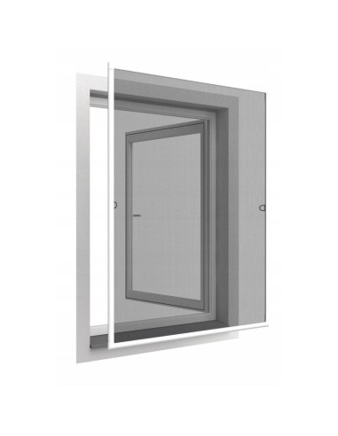 Moskitiera okno alu 130x150 biała