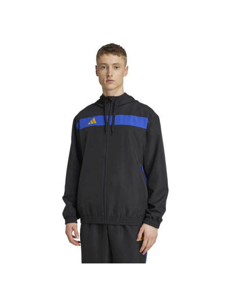 Bluza z kapturem adidas tiro essentials woven jx2222