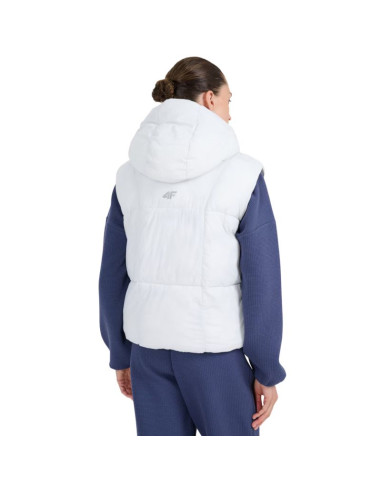 Kamizelka damska 4f f299 chłodny jasny szary 4fwaw25tvjaf299 27s