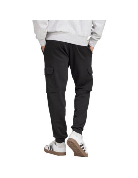 Spodnie męskie adidas essentials feelcozy fleece cargo czarne je3820