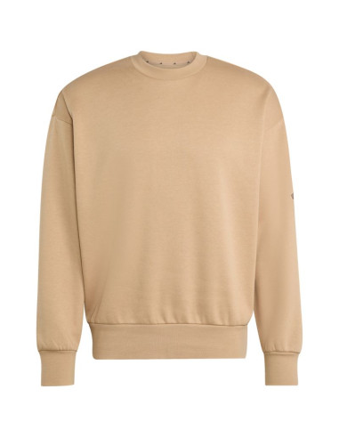 Bluza męska adidas essentials loose fit 3 bar logo beżowa jx5668