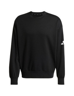 Bluza męska adidas essentials loose fit 3 bar logo czarna jf3542 2