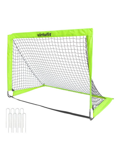 Virtufit zestaw składanych bramek do piłki nożnej - bramki do piłki nożnej - 120 x 90 cm