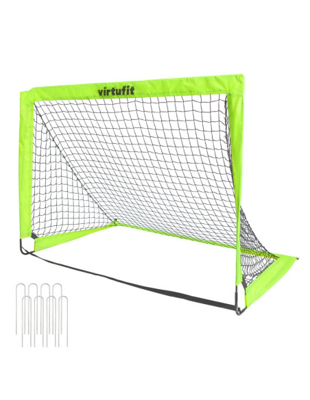 Virtufit zestaw składanych bramek do piłki nożnej - bramki do piłki nożnej - 120 x 90 cm