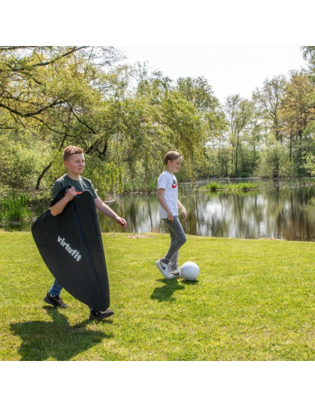 Virtufit zestaw składanych bramek do piłki nożnej - bramki do piłki nożnej - 120 x 90 cm
