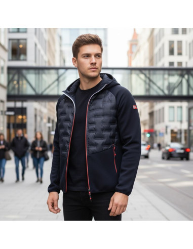 Kurtka męska geographical norway couto navy db men 024 navy (wz8645h/gn-marine)