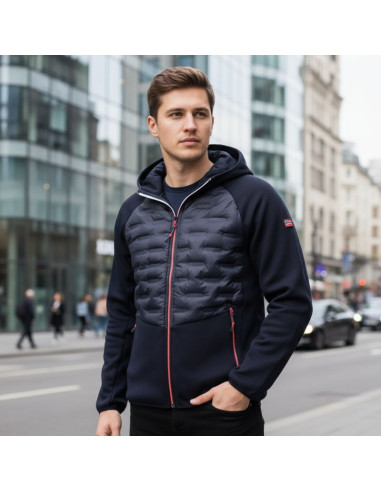 Kurtka męska geographical norway couto navy db men 024 navy (wz8645h/gn-marine)