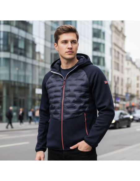 Kurtka męska geographical norway couto navy db men 024 navy (wz8645h/gn-marine)