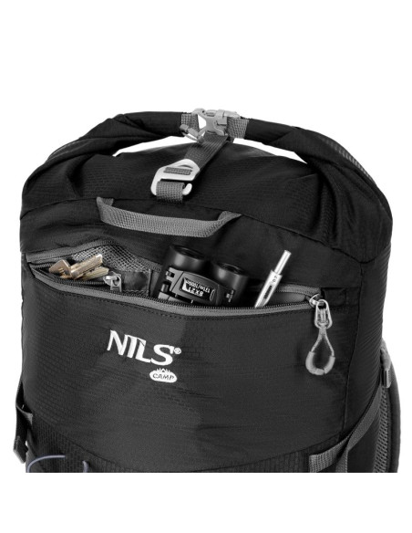 Nc1938 plecak turystyczny czarny kjolen 40l nils camp