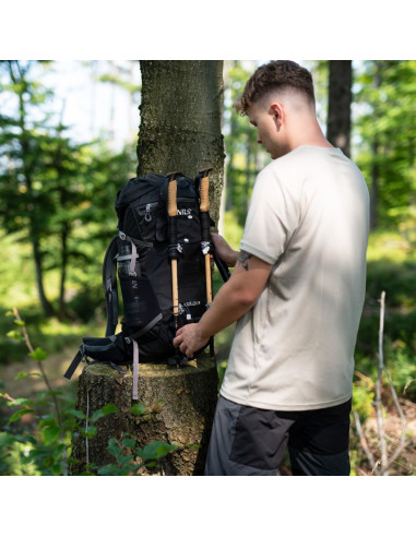 Nc1938 plecak turystyczny czarny kjolen 40l nils camp