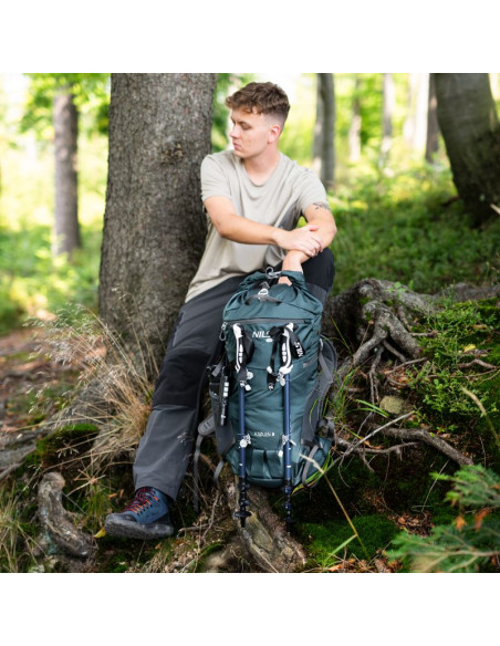 Nc1938 plecak turystyczny zielony kjolen 40l nils camp