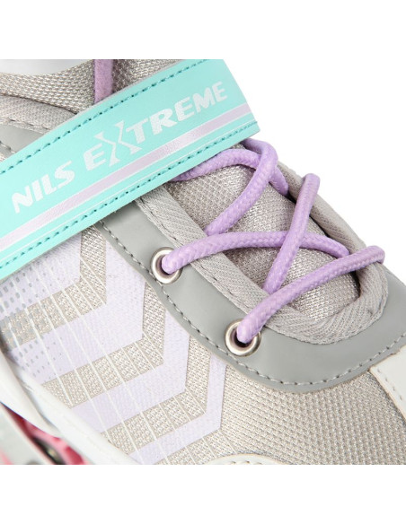 Nh18192 4w1 różowy rozm.s(29-33) łyżworolki z wym. pł. hokejową nils extreme