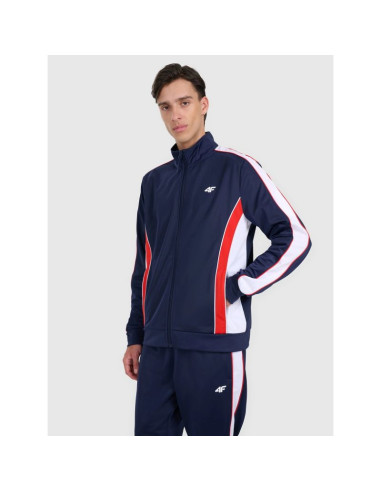 Bluza dresowa rozpinana bez kaptura męska 4f 4fraw25tswsm2459-31s