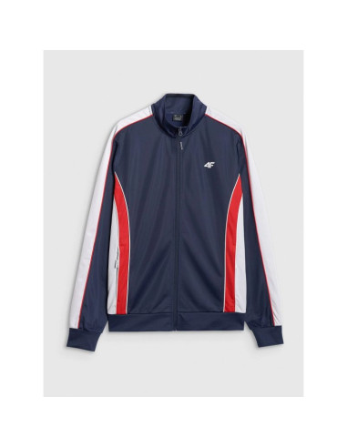 Bluza dresowa rozpinana bez kaptura męska 4f 4fraw25tswsm2459-31s