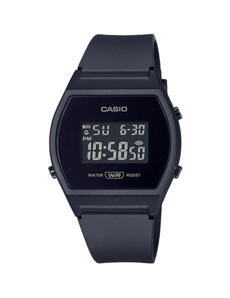 Zegarek damski casio lw-204-1bef czarny unisex + box