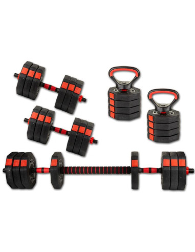 Hantla kompozytowa kettlebell 4w1 20kg enero fit