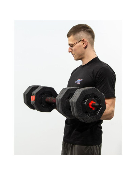 Hantla kompozytowa kettlebell 4w1 20kg enero fit
