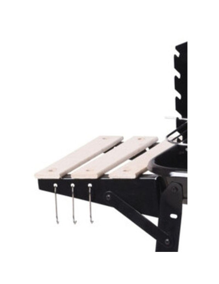 Grill ogrodowy wózek 83x45,5x86,5cm czarny