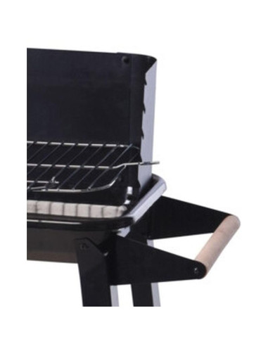 Grill ogrodowy wózek 83x45,5x86,5cm czarny