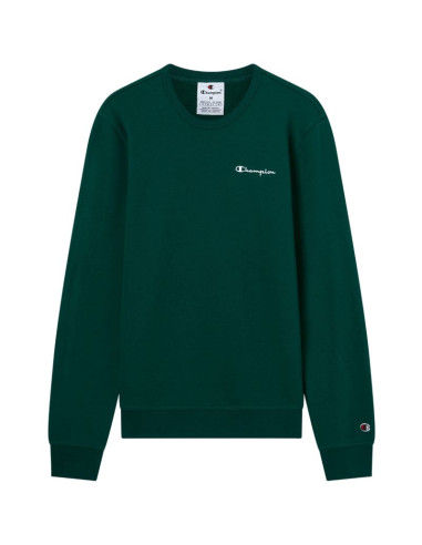 Bluza męska champion crewneck sweatshirt zielona 221792 gs584