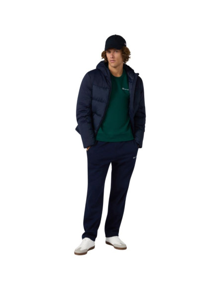 Bluza męska champion crewneck sweatshirt zielona 221792 gs584