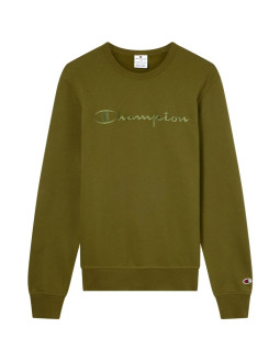 Bluza męska champion crewneck sweatshirt oliwkowa 220272 gs585 2