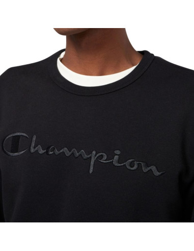Bluza męska champion crewneck sweatshirt czarna 220272 kk001