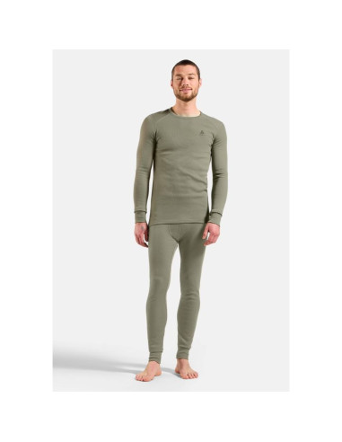 Bielizna termoaktywna z długim rękawem odlo bl top crew neck l/s active warm roz. m szara