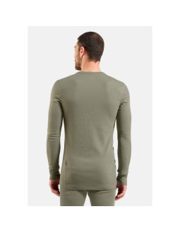 Bielizna termoaktywna z długim rękawem odlo bl top crew neck l/s active warm roz. m szara 2