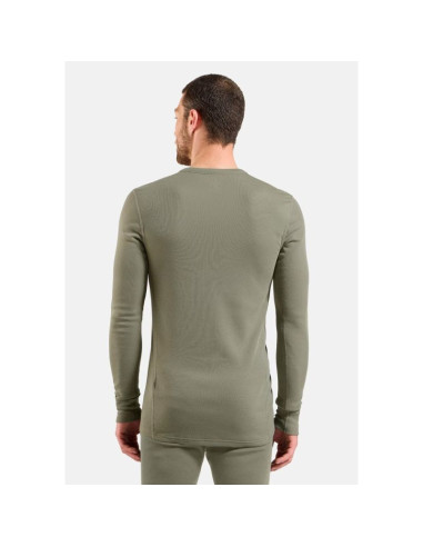 Bielizna termoaktywna z długim rękawem odlo bl top crew neck l/s active warm roz. m szara