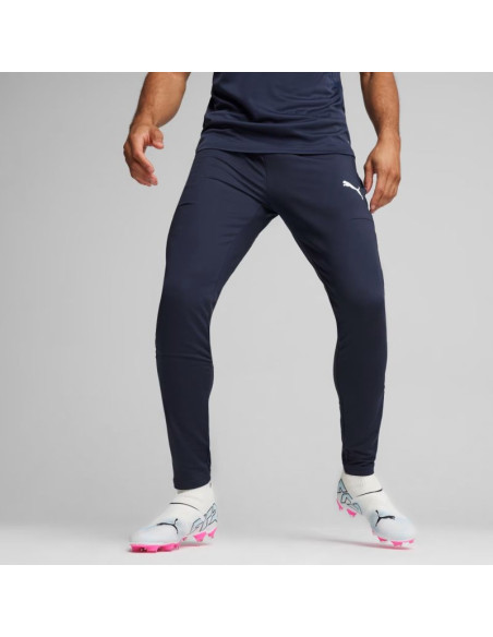 Spodnie męskie puma team goal slim training granatowe 659037 06