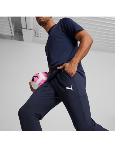 Spodnie męskie puma team goal slim training granatowe 659037 06