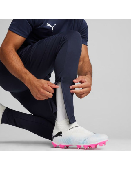 Spodnie męskie puma team goal slim training granatowe 659037 06